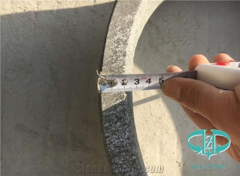 Snow Grey Granite Decorations Building Ornaments