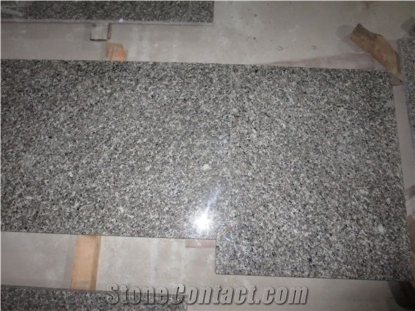 Swan White Granite Countertop, Kitchen Island