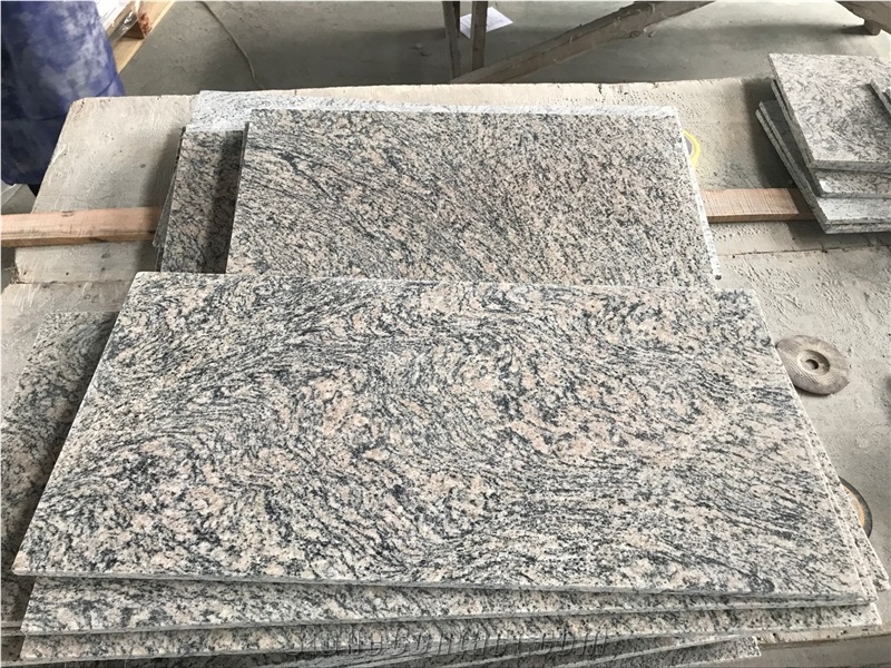 Tiger Skin Wave Grey Granite Polished Tiles