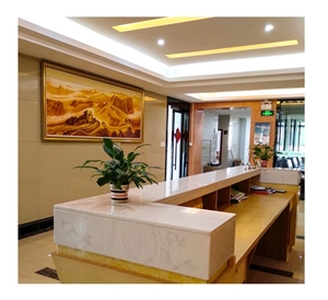 Translucent Counter Company Office Reception Desk Translucent Counter Company Office Reception Desk
