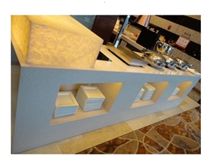 Translucent Jade Counter Restaurant Service Desk