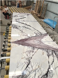 Turkey Incense Plum Marble Slab Wall Floor Tiles