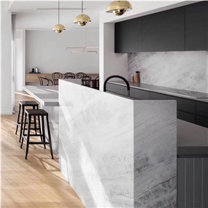 Van Gogh Light Grey Marble Kitchen Design Van Gogh Light Grey Marble Kitchen Design