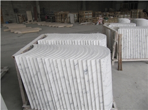 White Marble Column Pillars Panels