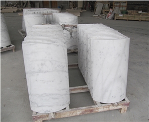 White Marble Column Pillars Panels