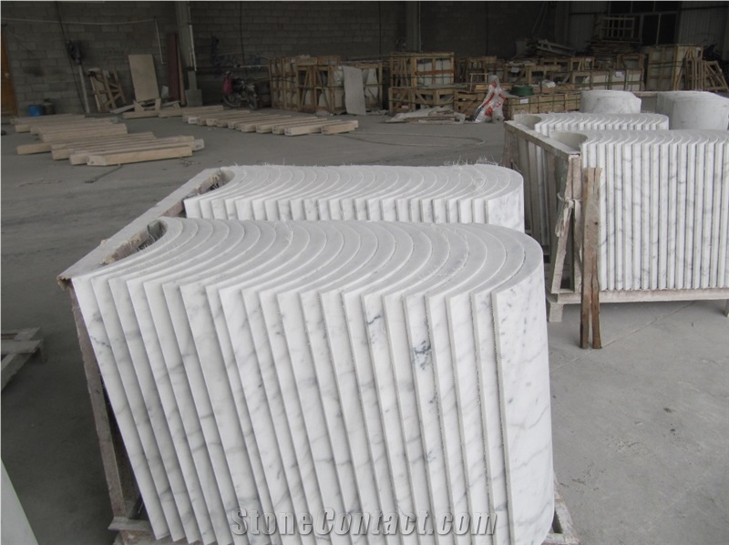 White Marble Column Pillars Panels