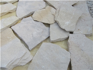 White Sandstone Crazy Stone Random Shape