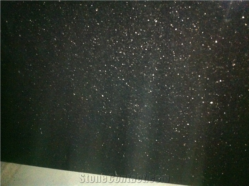 Black Galaxy Granite Slabs & Tiles