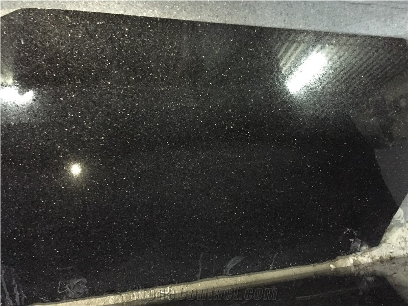 Black Galaxy Granite Slabs & Tiles