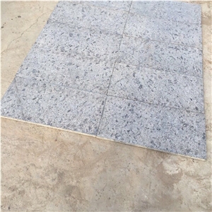 Steel Grey Granite Tiles, Slabs