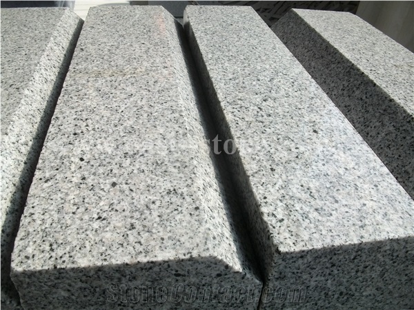 China G603 Grey Granite Exterior Walkway Kerbstone