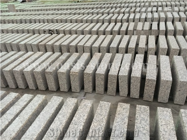 China G603 Grey Granite Exterior Walkway Kerbstone