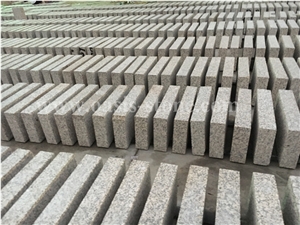 China G603 Grey Granite Exterior Walkway Kerbstone