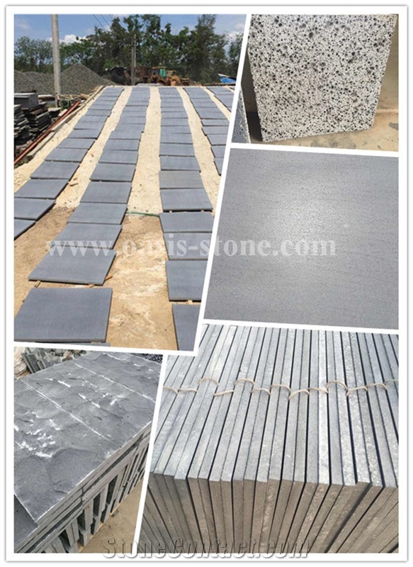 Hainan Grey Basalt Walling/Flooring/Cladding