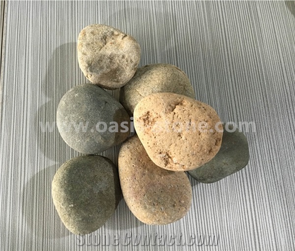 Natural Pebble Stone ,Mixed River Pebbles