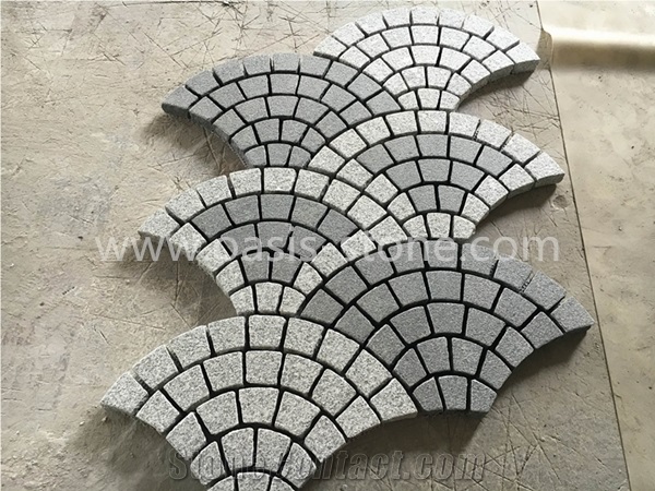 Paving Stone,Fanshaped Pavers,Granit