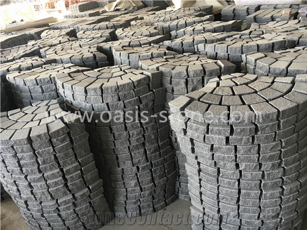 Paving Stone,Fanshaped Pavers,Granit