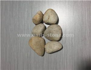 White Polished Pebble , River Stone