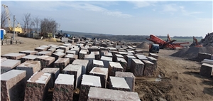 Granite Blocks Brand Anastasia Red