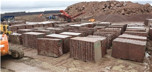 Granite Blocks Brand Anastasia Red