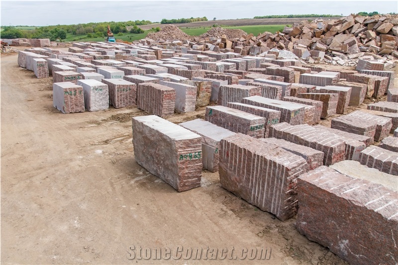 Granite Blocks Brand Anastasia Red
