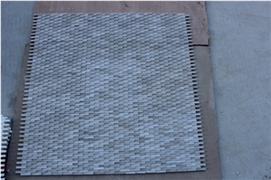 Iran Light Emperador Split Marble Stone Mosaic Tile