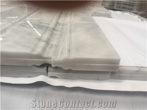 Italy Bianco Carrara White,Cremo Delicato Moulding