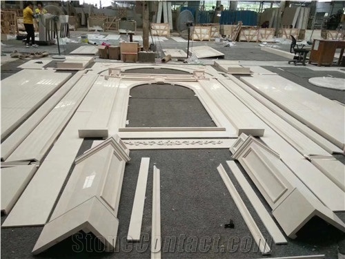 Italy Cremo Delicato Polished Marble Molding,Tile