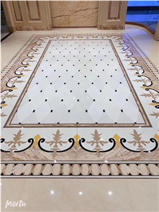 Spain Multicolor Onyx Waterjet Marble Medallion