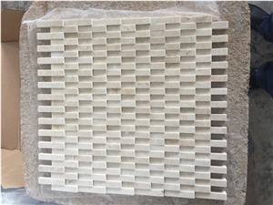 Turkey Honey Onyx Stone Split Finished Mosaic Tile