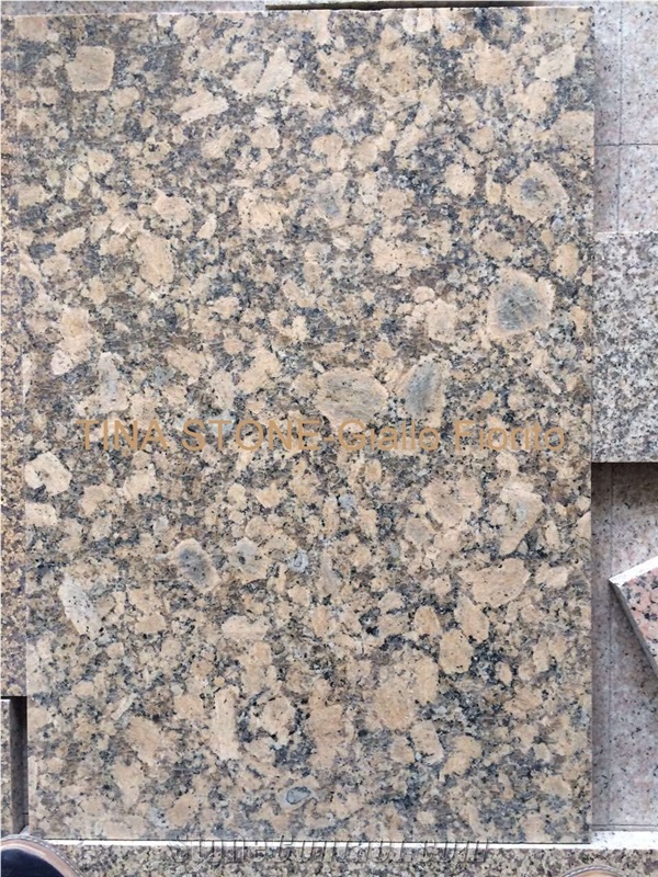 Giallo Fiorito Granite Tiles Slabs Wall Cladding