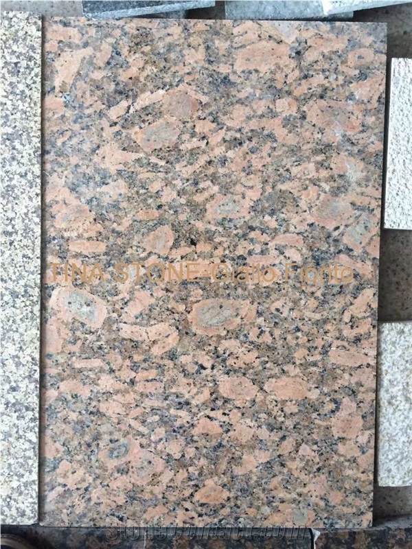 Giallo Fiorito Granite Tiles Slabs Wall Cladding
