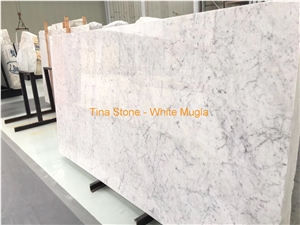 White Mugla Marble Tiles Slabs Building Covering