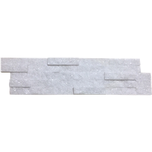Crystal White 3d Ledge Stone