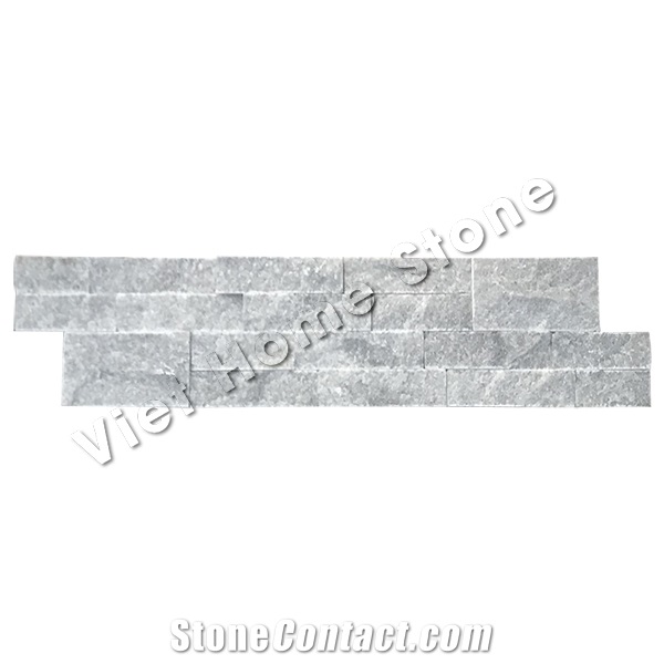 Split Pure Grey Marble Wall Cladding