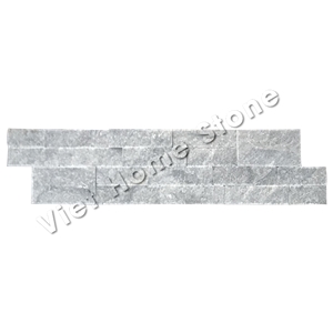 Split Pure Grey Marble Wall Cladding