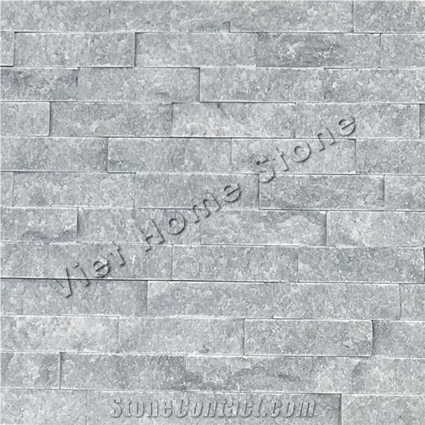 Split Pure Grey Marble Wall Cladding
