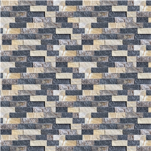 Vietnam Mixed Colors Split Mosaic for Wall Claddings