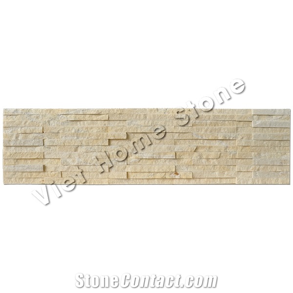 Yellow Marble Ledge Stone, Cultured Stone Wall Cladding