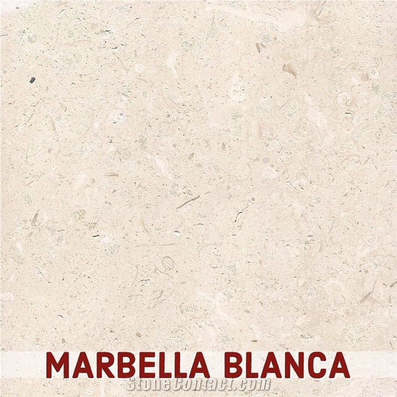 Marbella Blanca Limestone Wall Application