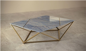 Azul Macaubas Quartzite Caffe Table Top