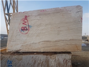 Beige Travertine Takab Blocks