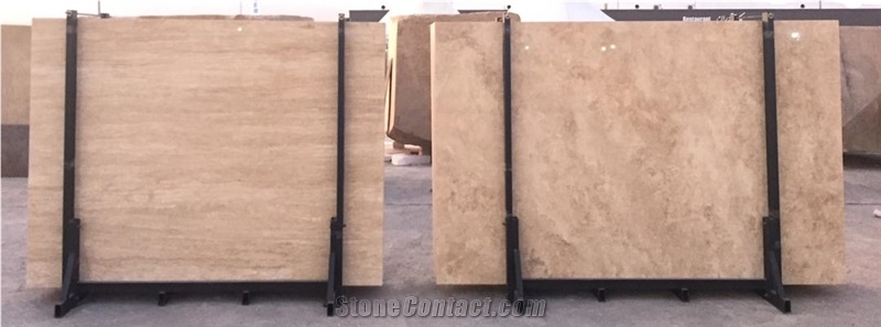 Beige Travertine Takab Blocks