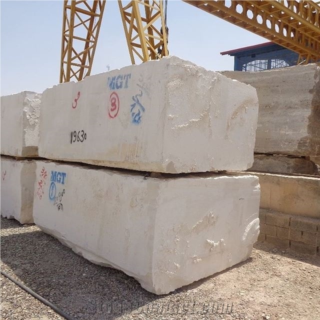 Light Beige Gohare Limestone Blocks