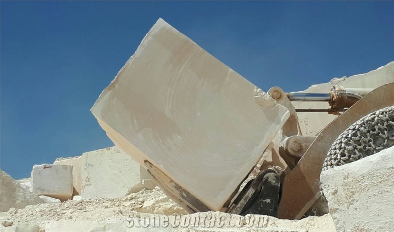 Light Beige Gohare Limestone Blocks
