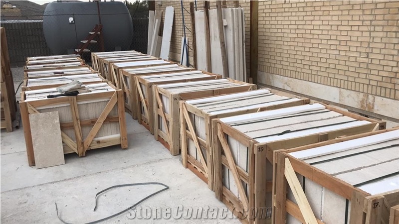 Moca White Limestone Tile, Crema Luminous Limestone