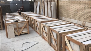 Moca White Limestone Tile, Crema Luminous Limestone