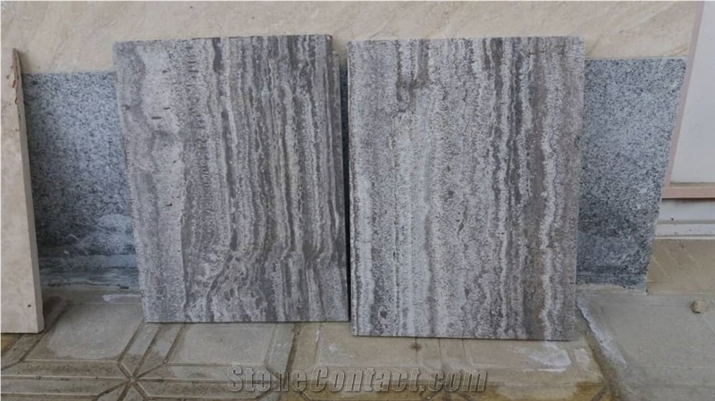 Silver Takab Slab & Tile Travertine Slabs