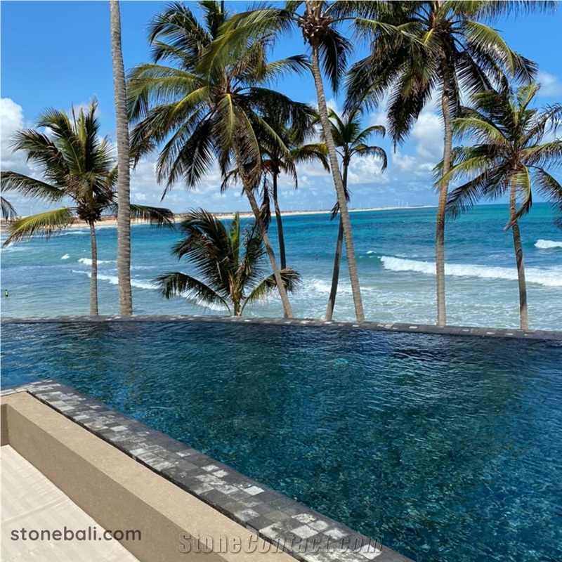 Black Lava Stone Bali Tiles