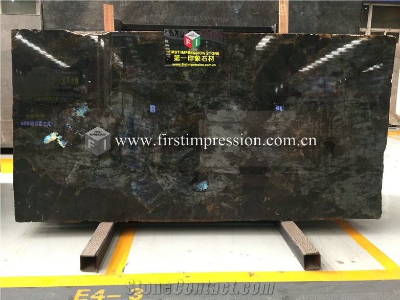 Blue Granite Labradorite Blue Slabs for Interior